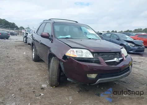 2001 Acura Mdx z USA, uszkodzony, nr VIN 2HNYD18281H524698